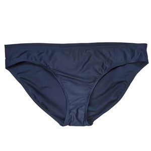 3/$20 Merona Navy Blue Hipster Bikini Bottoms Womens Size XL Solid Classic